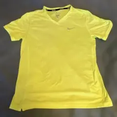 NIKE Dri-FIT Vネック Tシャツ イエローのサムネイル