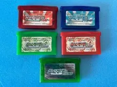 ポケットモンスター GBAゲームボーイ 5本セット
