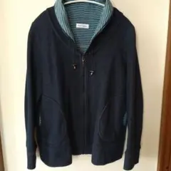 Hush Puppies ダークブルー パーカー L