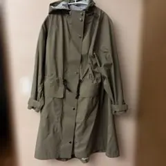 美品 zara モッズコート フード付き グレージュ - メルカリ