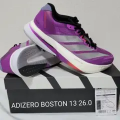 アディゼロ ボストン 13 26.0cm 走行10km ADIZERO