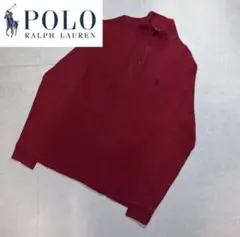 Polo Ralph Laurenハーフジップ 赤色 sサイズ