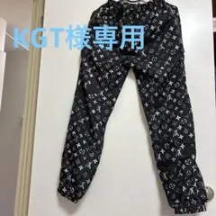 LOUIS VUITTON モノグラム柄 パンツ ブラック Mのサムネイル