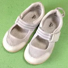 IFME上履き 18.5cm ホワイト　白　 メッシュ　イフミー　学校　シューズ