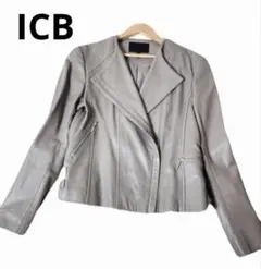 【新品】ICB 本革 レザーライダースジャケット 2026年最新】ICBライダースジャケットの人気アイテム - メルカリ