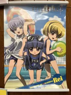ひぐらしのなく頃に礼 タペストリー　羽入、梨花、沙都子