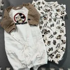 50~70サイズ　２枚セット　ミッキー　ベビー服