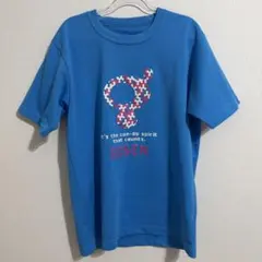 GOSEN 青 Tシャツ 半袖 Sサイズ