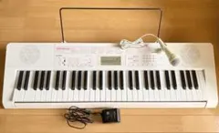 CASIO LK-116 61鍵盤 ホワイト CASIO LK-116 光ナビゲーション 61鍵キーボード - メルカリ