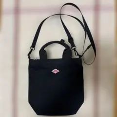DANTON 黒 ショルダーバッグ ハンドル付き