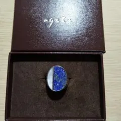 agete 링 라피슬라즐리 쉘 콤비