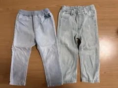 デニム2点セット　西松屋　petitmain