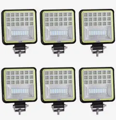 6個セット 126W LEDワークライト 作業灯 デッキライト 投光器のサムネイル