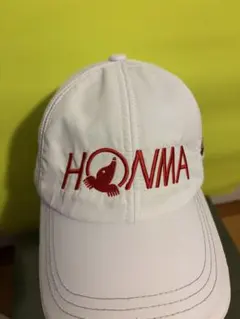 HONMA ゴルフキャップ ホワイト だるま刺繍