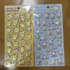 ポムポムプリン・ポチャッコ ぷくっとシール セット