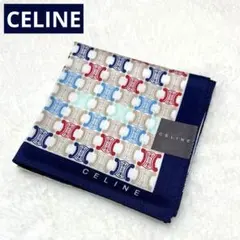 【未使用】CELINE マカダム柄 ハンカチ 美品