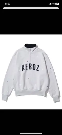 keboz×nickgearハーフジップ 即完モデル XL