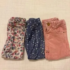 ZARABabyザラベビー パンツ レギンス 3点セット86cm98cm 保育園のサムネイル