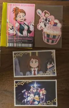 僕のヒーローアカデミア 麗日お茶子 カード ステッカー