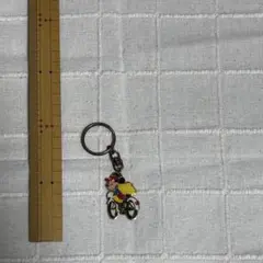 【希少/レトロ】ディズニー ミッキーマウス キーホルダー 自転車 ヴィンテージ