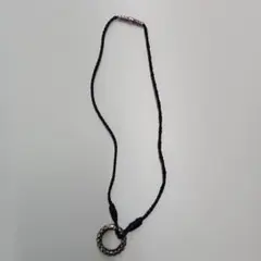BOTTEGA　レザーリングネックレスのサムネイル