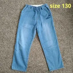 プティマイン　スヌーピー　デニムパンツ　130　デニム　パンツ
