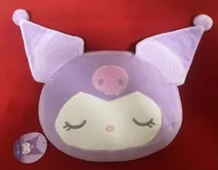 特価、サンリオキャラぬいぐるみ！もっちりフェイスミニクッション ：クロミちゃん