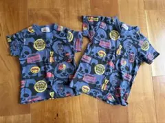 GARACH ギャラッチ　パンダTシャツ 90.110cm 2着セット兄弟コーデのサムネイル