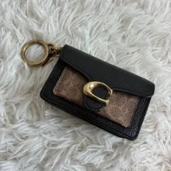 極美品 保存袋有 コーチ　coach ミニタビー　バッグチャーム　4416