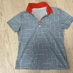LANVIN SPORT ハーフジップシャツ 幾何学模様 40のサムネイル