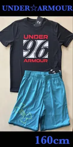新品タグ付　160㎝アンダーアーマーUNDERARMOUR Tシャツ＆パンツのサムネイル