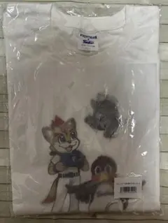 北海道日本ハムファイターズ　フレップ　つば九郎　コラボTシャツ①