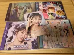 FRUITS ZIPPER シングル4枚セット 仲川瑠夏 るなぴ 生写真おまけ付