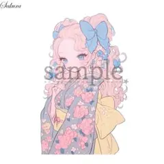 【SA-357】Sakura＊オリジナル♡人物ステッカー