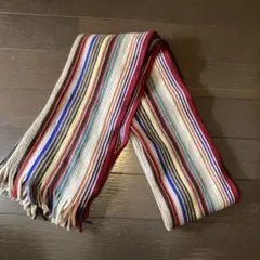 Paul Smith マルチカラー ストライプ マフラー