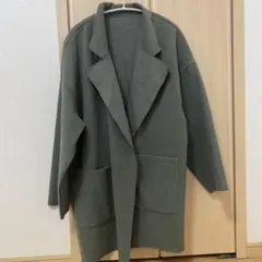 コート　深緑