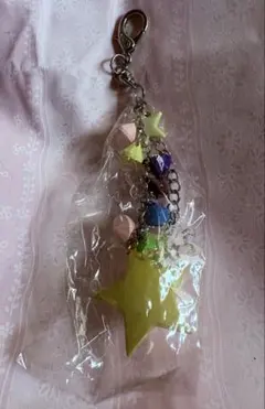 カラフル星型キーホルダー