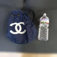 デニム　ココマーク　巾着　バッグ