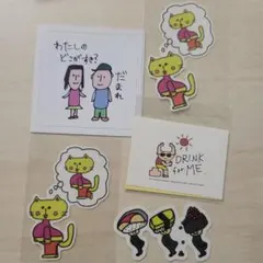 キャラクター ステッカーセット（5枚セット）