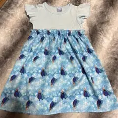 FROZEN エルサ 半袖ワンピース 120 女の子　ディズニー　アナ雪