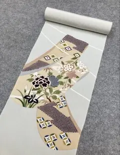 工芸キモノ野口　刺繍名古屋帯　新品　反物　未仕立て 工芸キモノ野口 刺繍名古屋帯 新品 反物 未仕立て - メルカリ