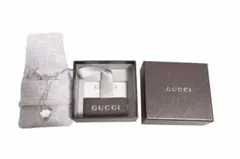 GUCCI シルバー ハート型ネックレス