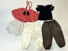 90 子供服 女の子 5点セット まとめ売り