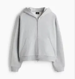 H&M オーバーサイズフィット フルジップスウェットパーカー