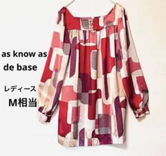 アズノゥアズドゥバズ 幾何学柄 チュニック ワンピース M レトロ 総柄 長袖のサムネイル