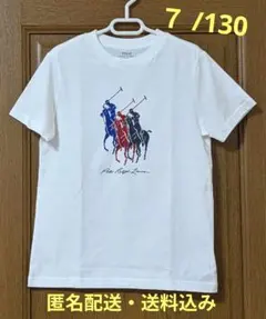 【未着用 POLORALPHLAUREN ポニーロゴ プリントＴシャツ 】