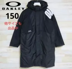 新品 150㎝　OAKLEY オークリー　ジュニア　キッズ　ベンチコート　黒