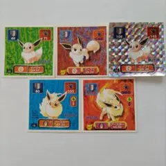 ポケモンシール烈伝イーブイ サンダース シャワーズ11枚セット♪