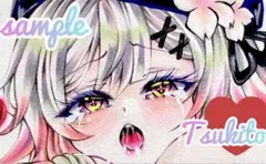 手描きイラスト 桜羽エマ まのさば 魔法少女ノ魔女裁判