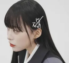 【韓国】binary01 ハートリカヘアピンのサムネイル
